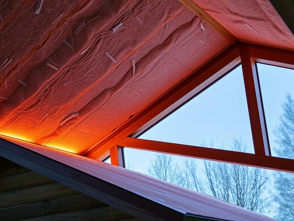 roof sound insulation of the houseфото